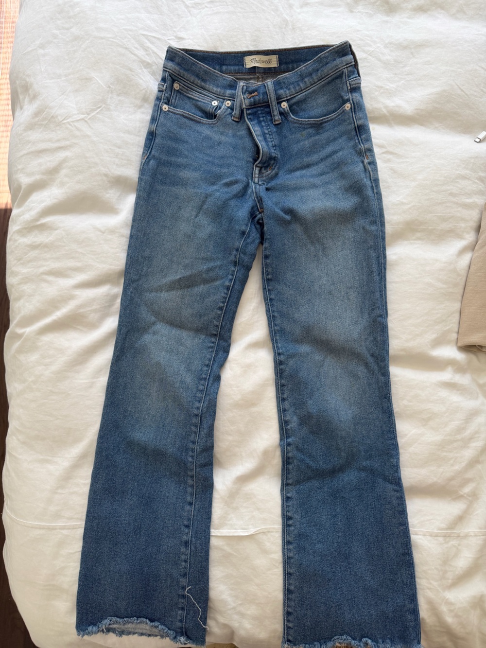 Madewell Blue Cali Demi-Boot Jeans